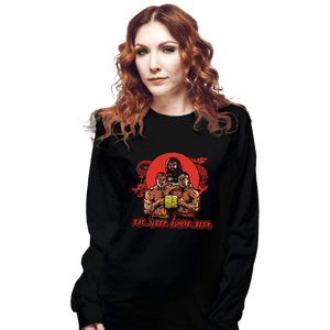 Daily_Deal_Shirts Long Sleeve Shirts, Unisex / Small / Black Kumite Besties