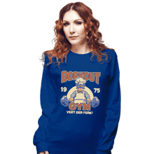 Load image into Gallery viewer, Daily_Deal_Shirts Long Sleeve Shirts, Unisex / Small / Royal Blue Borkout Gym
