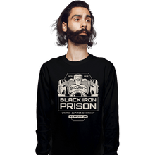 Load image into Gallery viewer, Shirts Long Sleeve Shirts, Unisex / Small / Black Prison Security Robots
