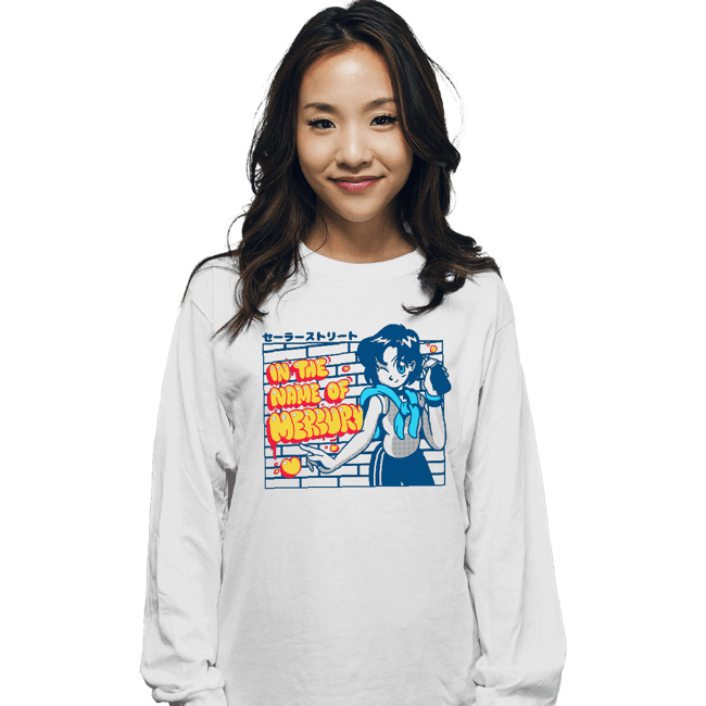 Shirts Long Sleeve Shirts, Unisex / Small / White Mercury Street