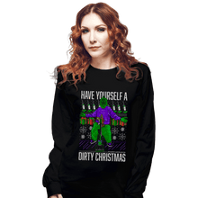 Load image into Gallery viewer, Daily_Deal_Shirts Long Sleeve Shirts, Unisex / Small / Black Ugly Mr Grouchy Sweater
