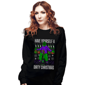 Daily_Deal_Shirts Long Sleeve Shirts, Unisex / Small / Black Ugly Mr Grouchy Sweater
