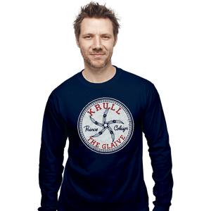 Daily_Deal_Shirts Long Sleeve Shirts, Unisex / Small / Navy Glaive Star