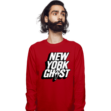 Load image into Gallery viewer, Daily_Deal_Shirts Long Sleeve Shirts, Unisex / Small / Red New York Ghost
