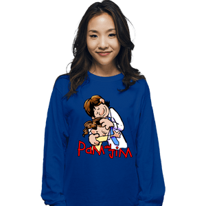 Shirts Long Sleeve Shirts, Unisex / Small / Royal Blue Pam & Jim