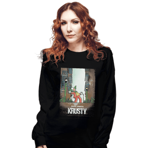 Shirts Long Sleeve Shirts, Unisex / Small / Black Krusty