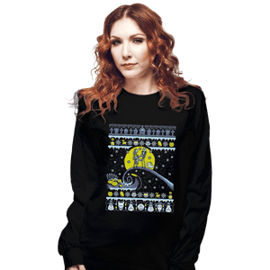 Shirts Long Sleeve Shirts, Unisex / Small / Black New Romantic Nightmare