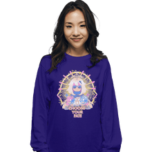 Load image into Gallery viewer, Shirts Long Sleeve Shirts, Unisex / Small / Violet Choose Your Fate
