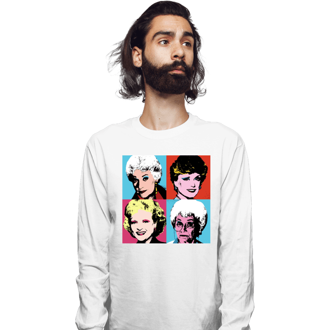 Secret_Shirts Long Sleeve Shirts, Unisex / Small / White Warhol Golden Girls