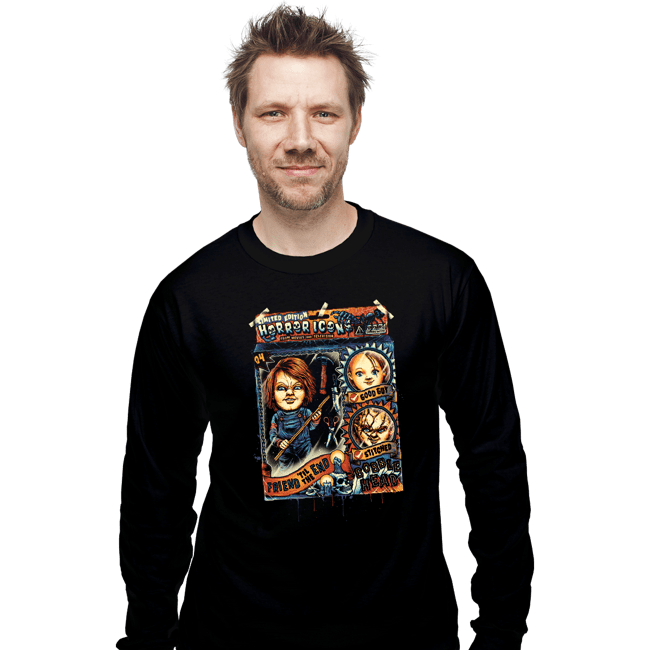 Shirts Long Sleeve Shirts, Unisex / Small / Black Friend Til The End Bobblehead