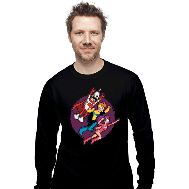 Daily_Deal_Shirts Long Sleeve Shirts, Unisex / Small / Black Invincirama
