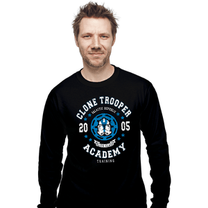 Shirts Long Sleeve Shirts, Unisex / Small / Black Clone Trooper Academy