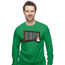 Load image into Gallery viewer, Daily_Deal_Shirts Long Sleeve Shirts, Unisex / Small / Irish Green French Chalkboard
