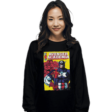 Load image into Gallery viewer, Shirts Long Sleeve Shirts, Unisex / Small / Black Avenger Academia
