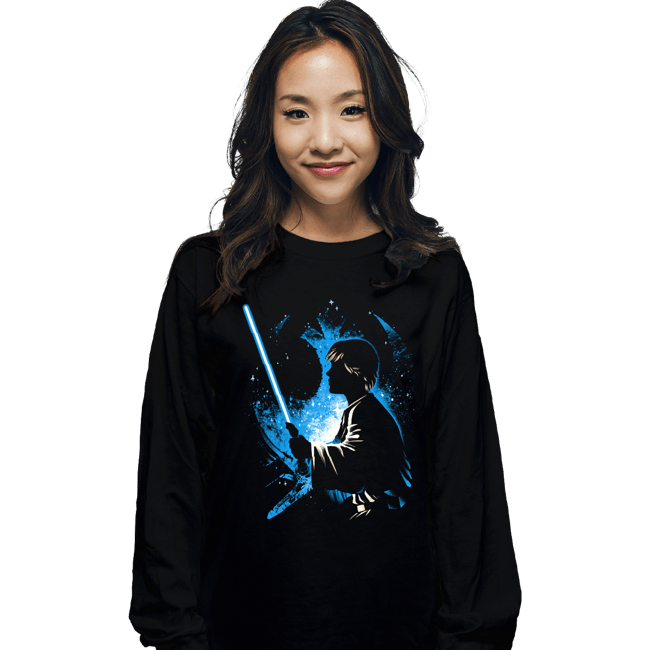 Daily_Deal_Shirts Long Sleeve Shirts, Unisex / Small / Black The Way Of The Force