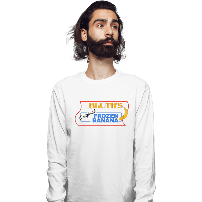 Secret_Shirts Long Sleeve Shirts, Unisex / Small / White Bluth Bananas