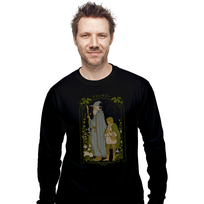 Daily_Deal_Shirts Long Sleeve Shirts, Unisex / Small / Black Fantastic Adventure
