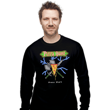 Load image into Gallery viewer, Shirts Long Sleeve Shirts, Unisex / Small / Black PIzza Quest

