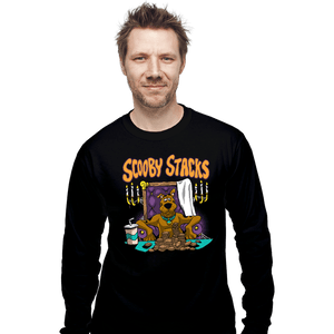 Daily_Deal_Shirts Long Sleeve Shirts, Unisex / Small / Black Scooby Stacks