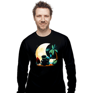 Daily_Deal_Shirts Long Sleeve Shirts, Unisex / Small / Black Experimental Night