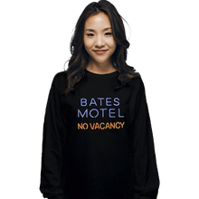 Load image into Gallery viewer, Shirts Long Sleeve Shirts, Unisex / Small / Black Bates Motel
