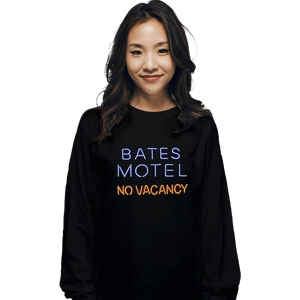 Shirts Long Sleeve Shirts, Unisex / Small / Black Bates Motel