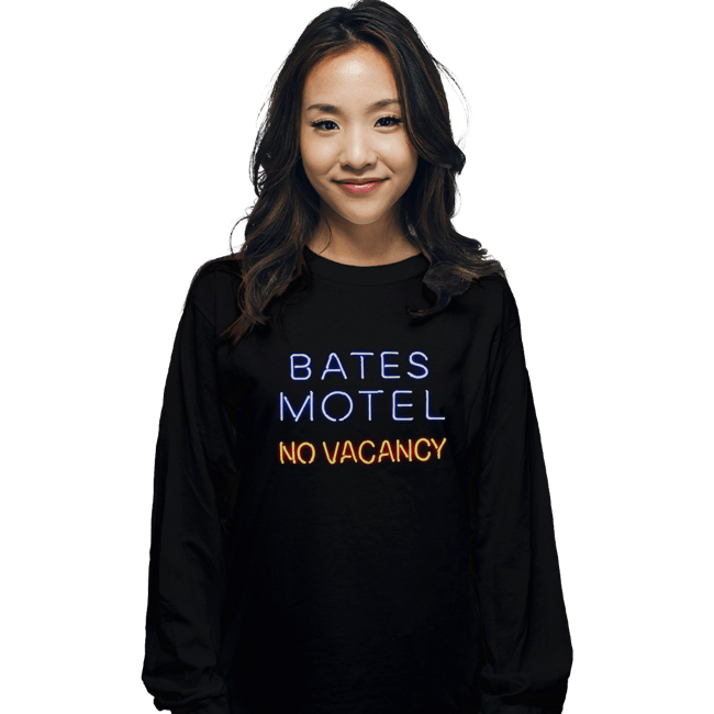 Shirts Long Sleeve Shirts, Unisex / Small / Black Bates Motel