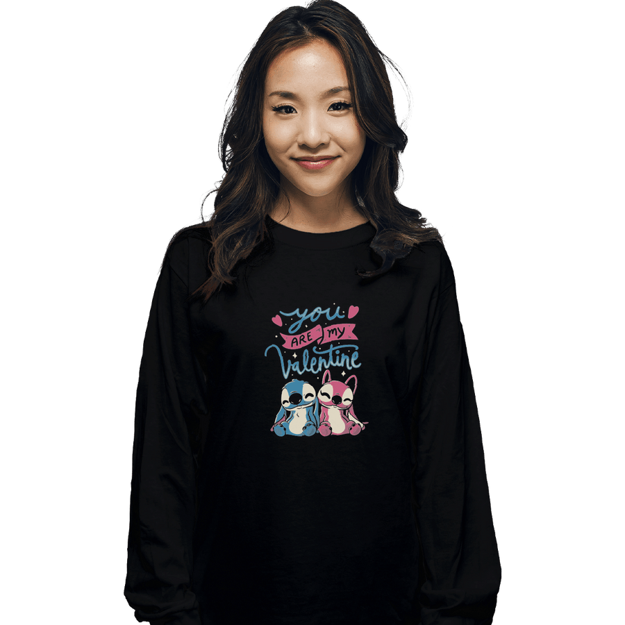 Shirts Long Sleeve Shirts, Unisex / Small / Black You Are My Valentine