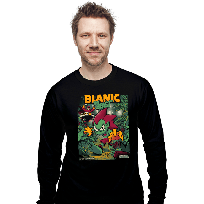 Secret_Shirts Long Sleeve Shirts, Unisex / Small / Black Beast Blanic