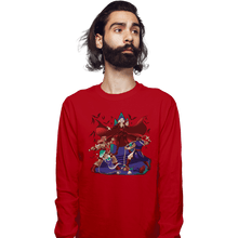 Load image into Gallery viewer, Shirts Long Sleeve Shirts, Unisex / Small / Red Smashelvania
