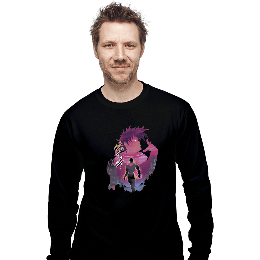 Shirts Long Sleeve Shirts, Unisex / Small / Black Joestar Adventure