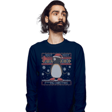 Load image into Gallery viewer, Shirts Long Sleeve Shirts, Unisex / Small / Navy Noot Christmas
