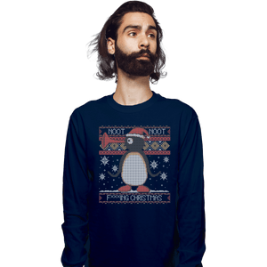 Shirts Long Sleeve Shirts, Unisex / Small / Navy Noot Christmas