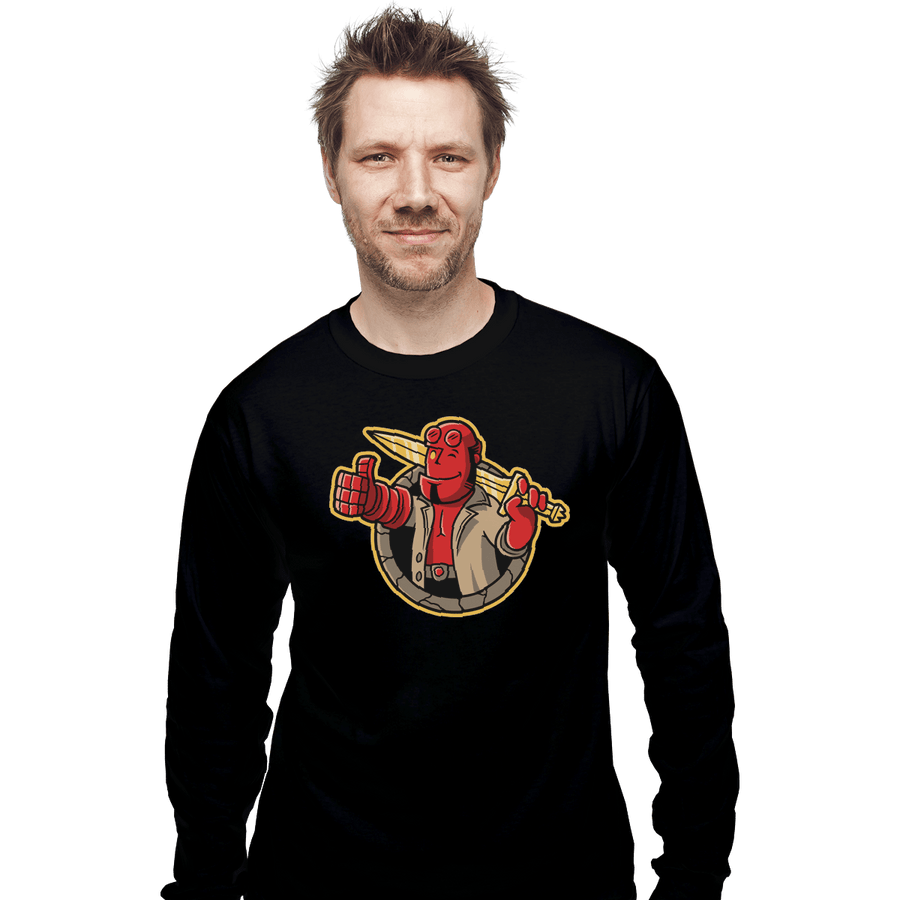 Shirts Long Sleeve Shirts, Unisex / Small / Black The Right Hand Of Approval