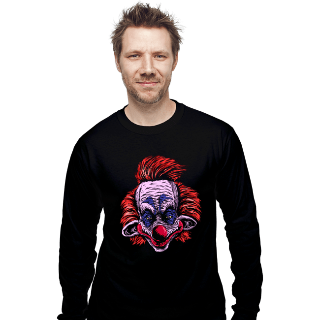 Shirts Long Sleeve Shirts, Unisex / Small / Black Killer Klown