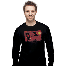 Load image into Gallery viewer, Shirts Long Sleeve Shirts, Unisex / Small / Black Starry Dragon
