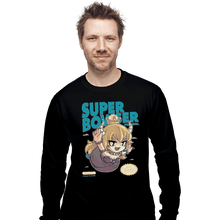 Load image into Gallery viewer, Shirts Long Sleeve Shirts, Unisex / Small / Black Super Bowsette

