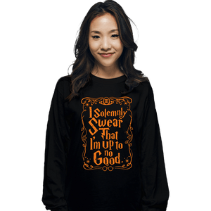 Secret_Shirts Long Sleeve Shirts, Unisex / Small / Black Solemnly Swear