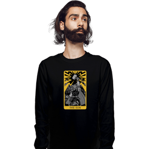 Shirts Long Sleeve Shirts, Unisex / Small / Black Tarot The Sun