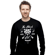 Load image into Gallery viewer, Shirts Long Sleeve Shirts, Unisex / Small / Black The Black Cat Canoe
