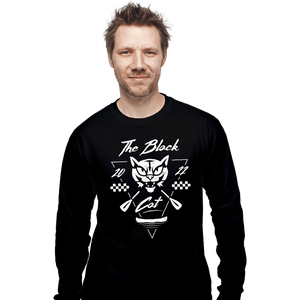 Shirts Long Sleeve Shirts, Unisex / Small / Black The Black Cat Canoe