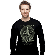 Load image into Gallery viewer, Shirts Long Sleeve Shirts, Unisex / Small / Black Necronomicook
