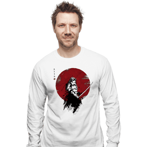 Shirts Long Sleeve Shirts, Unisex / Small / White Storm Samurai