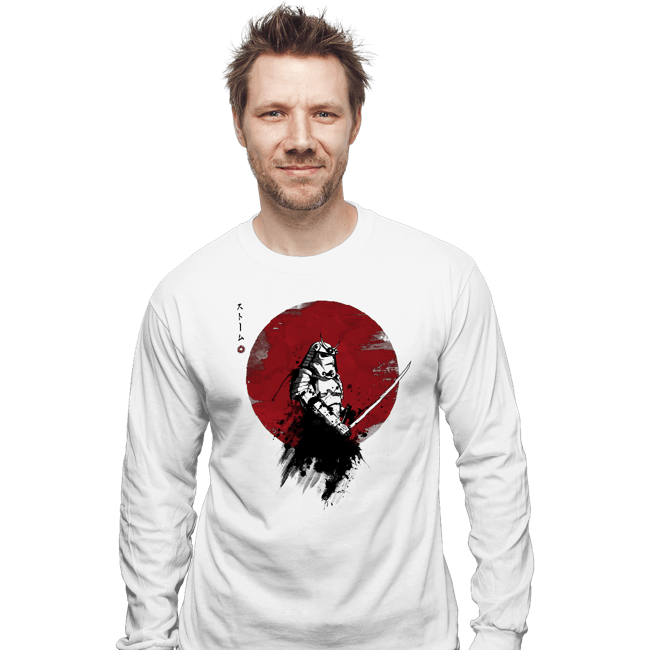 Shirts Long Sleeve Shirts, Unisex / Small / White Storm Samurai