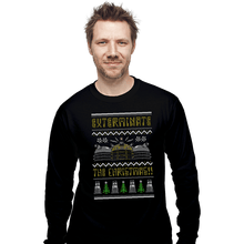 Load image into Gallery viewer, Shirts Long Sleeve Shirts, Unisex / Small / Black Dalek Xmas
