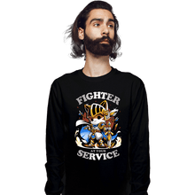 Load image into Gallery viewer, Daily_Deal_Shirts Long Sleeve Shirts, Unisex / Small / Black Fighter&#39;s Call
