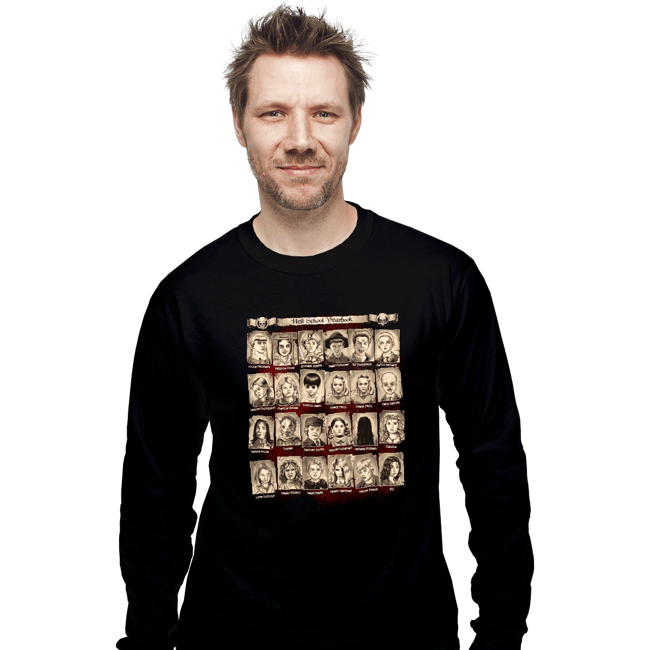 Shirts Long Sleeve Shirts, Unisex / Small / Black Hellschool Yearbook