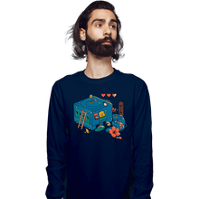 Load image into Gallery viewer, Daily_Deal_Shirts Long Sleeve Shirts, Unisex / Small / Navy Gamecube Remix
