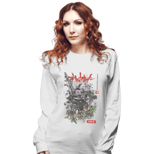 Shirts Long Sleeve Shirts, Unisex / Small / White Evangelion Ink