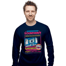 Load image into Gallery viewer, Secret_Shirts Long Sleeve Shirts, Unisex / Small / Navy Pump Up The Volume
